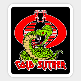 Cold Slither Snake Sticker